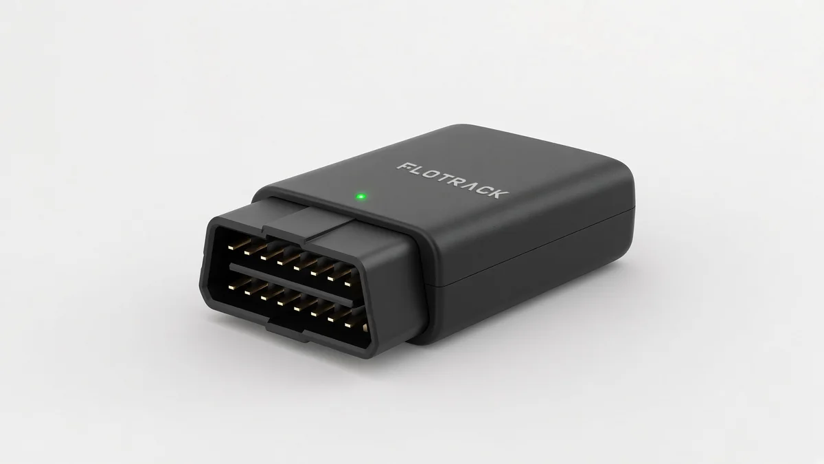 Dispositivo Flotrack Lite: conector OBD-II delgado